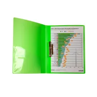 Папка с зажимом Axent A4 700 мкм Прозрачная зеленая (1301-26-A) - Изображение 2