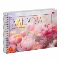 Альбом для малювання Yes А4 20 Спіраль Tulips (130564) - Image 2