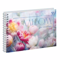 Альбом для малювання Yes А4 20 Спіраль Tulips (130564) - Image 1