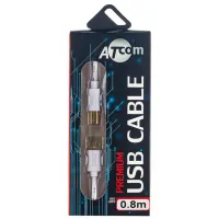 Кабель для принтера USB 2.0 AM/BM 0.8m Atcom (14370) - 2