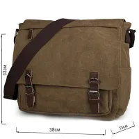 Сумка Vintage Коричнева (14588) - Зображення 3