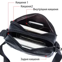 Сумка Vintage Флотар Чорна (14758) - Зображення 4