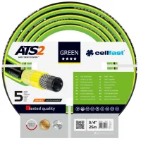Шланг для поливу Cellfast GREEN ATS, 3/4", 25м, 5 шарів, до 30 Бар, -20…+60°C (15-120) - 1