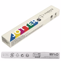 Ручка пір'яна Parker JOTTER 17 Originals Black CT  FP F в Eco упаковці (15 611e) - Image 3