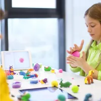 Набір для творчості Lipaka Тварини Меганабір пластиліну самозагуст. (15012-UA01) - 7