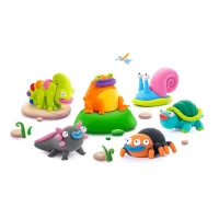 Набір для творчості Lipaka пластилину, Екзотичні тварини 6 персонажів (15025-UA01) - 5