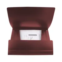 Папка на резинках Axent A4 500 мкм burgundy (1508-04-A) - Зображення 2