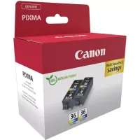 Картридж Canon CLI-36 color TWIN-pack (1511B025) - Изображение 1
