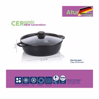 Сотейник Kela Atura з кришкою 32 см, 5 л (15167) - Image 5