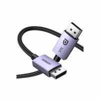 Кабель мультимедийный DisplayPort M to DisplayPort M 2.0m 16K DP118 black Ugreen (15384) - Image 2