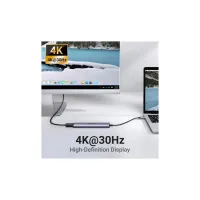 Порт-реплікатор Ugreen CM478 USB Type-C HDMI, USB/3.0, Type-C for charging PD/100W (15495) - 6