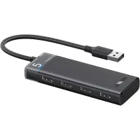 Концентратор Ugreen USB 3.0 to 4xUSB 3.2 Gen1 CM653 black (15548) - 1