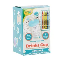 Набір для творчості Crayola Стаканчик-розмальовка Монстри З олівцями (15765-A) - 3