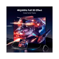 Кабель мультимедийный DisplayPort M to HDMI M 1.0m V2.0 4K60Hz DP119 black Ugreen (15773) - Изображение 5