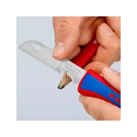 Ніж монтажний KNIPEX електрика складний (16 20 50 SB) - Зображення 7
