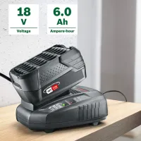Акумулятор до електроінструменту Bosch PBA, 18V, 6Ah, 0.7кг (1.600.A00.DD7) - 2