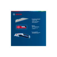 Ніж монтажний Bosch будівельний трапецієподібний складаний, 253 мм, набір лез 13шт (1.600.A02.7M5) - 8