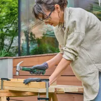 Молоток Bosch слюсарний 340г 24.2см руків'я скловолокно (1.600.A02.W7X) - 4