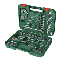 Набір інструментів Bosch 1/2", 1/4", 132шт, CrV (1.600.A02.Z9B) - 1