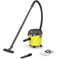 Пилосос будівельний Karcher KWD 1 W V-12/2/18 1000 Вт, 12л, 2м, 3.580 кг (1.628-401.0) - Зображення 1