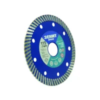 Диск пильний Зеніт "ПРОФІ" алмазний ТУРБО 115?10 мм (16310115) - 2