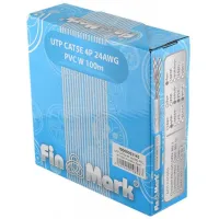 Кабель мережевий FinMark UTP 100м CAT5e 4P 24AWG PVC W Pull Box (163143) - 2