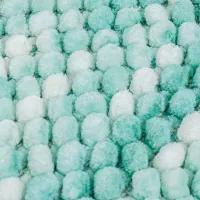 Килимок для ванної Home Line Shady біло-бірюзовий 60х90 см (166436) - 2