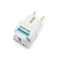 Перехідник Atcom UK/US-розетка - Евро-вилка (17441) - 2