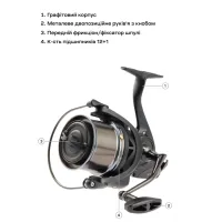 Котушка Brain Mission SE Reel 9000 12+1 BB 4.11 (1858.47.11) - 5