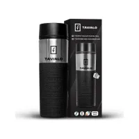 Термокружка Tavialo + 2 ущільнювальних кільця 420 мл Чорний (190420101) - 4