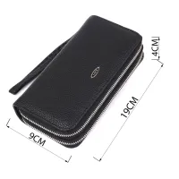 Гаманець Kivi З зернистої екошкіри Чорний (19045) - Зображення 4