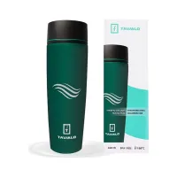 Термокружка Tavialo матовий зелений колір + 2 ущільнювальних кільця 460 мл (190460108) - 3