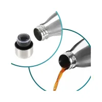 Термокружка Tavialo 1 л металевий сріблястий колір (191010109) - 4