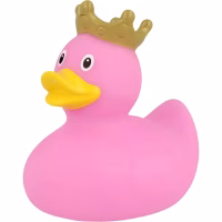 Іграшка для ванної Funny Ducks Качка Рожева у короні (1926) - Image 1