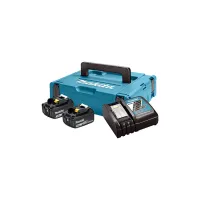 Набір акумулятор + зарядний пристрій Makita набір LXT (BL1830x2, DC18RC, Makpac1) (197952-5) - 2