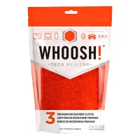 Серветки Whoosh! Screen Shine 3 PACK CLOTHS, microfiber, 35х35cm (1FGCL3COM) - Зображення 1