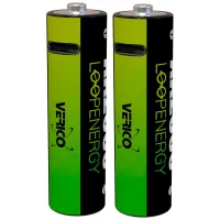 Акумулятор Verico AA USB Type-C 1700mAh 1.5V Li-ion * 2 (LoopEnergy) (1UDBT-A1WEA2-NN) - 1