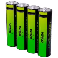 Акумулятор Verico AA USB Type-C 1700mAh 1.5V Li-ion * 4 (LoopEnergy) (1UDBT-A1WEAC-NN) - 1