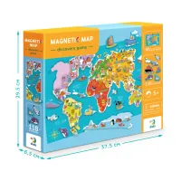 Настільна гра DoDo Магнітна Мапа (200201) - 3