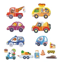 Навчальний набір DoDo Магнітна гра Дорожні пригоди (200244) - 4