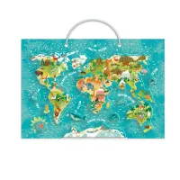 Навчальний набір DoDo Магнітна мапа світу тварини (200267) - 3