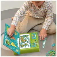 Навчальний набір DoDo Магнітна мапа світу тварини (200267) - 9