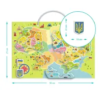 Навчальний набір DoDo Магнітна мапа України (200268) - 6