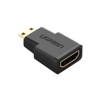 Перехідник Mini HDMI M to HDMI F black Ugreen (20101) - 1