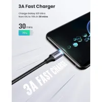 Дата кабель USB-C 3.1 to Micro USB 3.0 1.0m 3A US312 black Ugreen (20103) - 3
