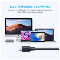 Дата кабель USB-C 3.1 to Micro USB 3.0 1.0m 3A US312 black Ugreen (20103) - 6