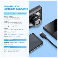 Дата кабель USB-C 3.1 to Micro USB 3.0 1.0m 3A US312 black Ugreen (20103) - 9