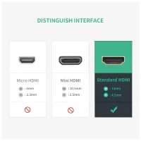 Перехідник HDMI F to HDMI F 4K 60Hz black Ugreen (20107) - 3