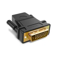 Перехідник DVI 24+1 M to HDMI F black Ugreen (20124) - 1