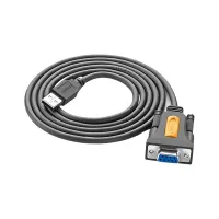 Кабель для передачі даних USB to COM F 1.5m DB9 RS-232 CR104 black UGREEN (20201) - 2